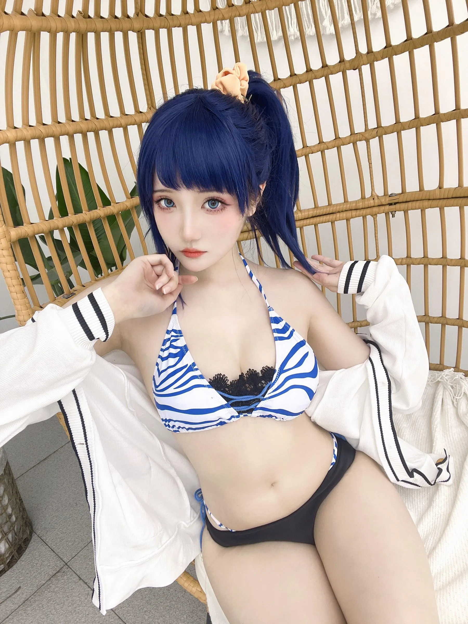 Momoko葵葵 – NO.35 瓜希酱 SSSS.GRIDMAN 宝多六花新条茜 泳装-古利特自拍 [30P]插图
